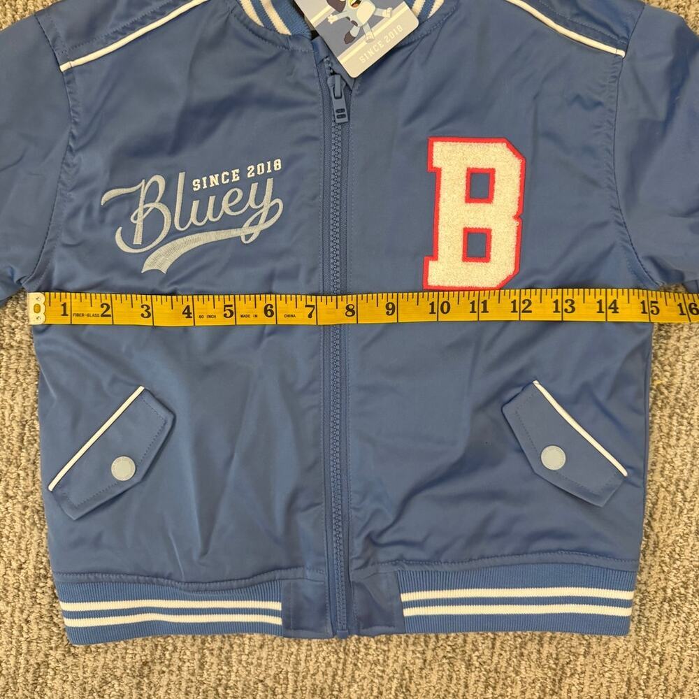 Disney Bluey kids Jacket Varsity Size 3T 4T NWT Toddler Spring School Giftable - Picture 9 of 12